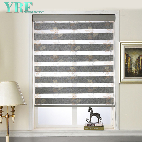 Zebra curtain Factory Insulated Fabric Window Blinds Privacy For Motel