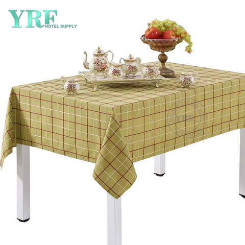 YRF Manufacturer Table Cloth Rectangle Cheap 100% Polyester 5 Star Hotel