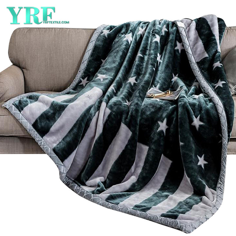 China Wholesale Bedding Throws Plush Warm Micro Fleece 79X90Inches Blanket