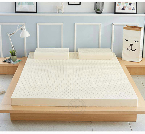 Natural Latex Mattress Thin 7.5cm Compressed Breathable Cover