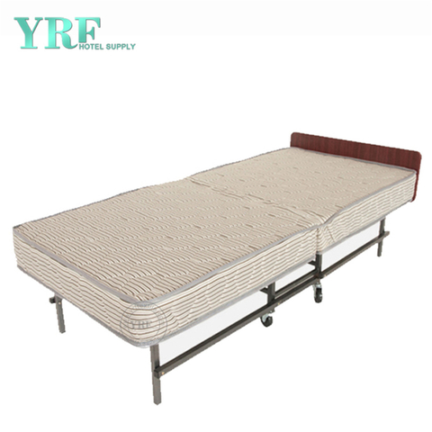 Motel Folding Bed Extra Portable Foam Mattress Super Strong Frame Twin Size