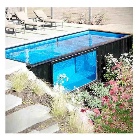 Cheap 40ft outdoor shipping luxury Container Pool Swimming