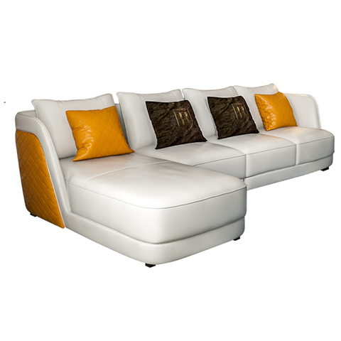 Hot Selling Cowhide 1/2/3 seater livingroom Sofa