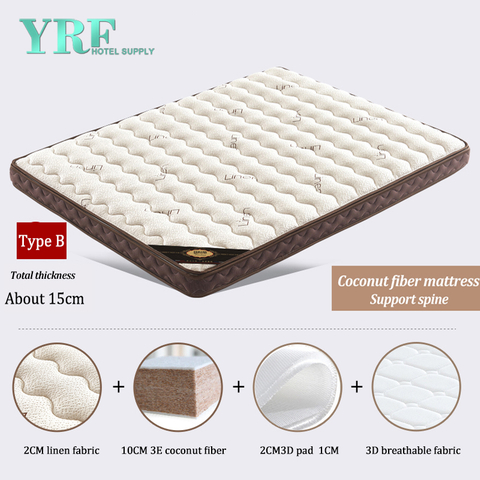 Extra Firm Mattress 6 Inch breathable palm Anti Mite